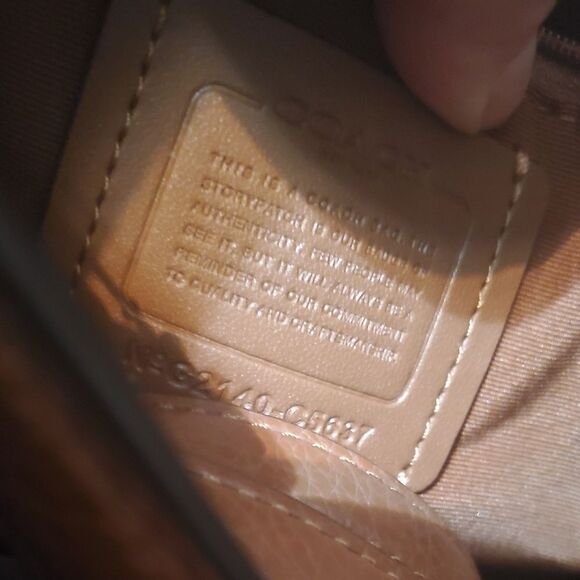 Coach Signature Stripe Dempsey Tote - Picture 10 of 12